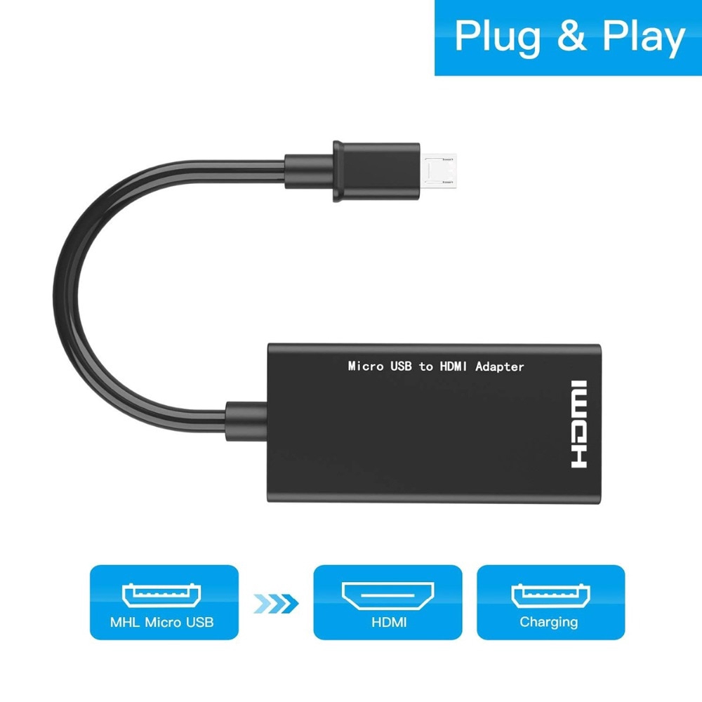 Cáp chuyển đổi từ Micro USB sang HDMI HDTV MHL