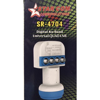 LNB 4 cổng Starcom SR-4704 bộ khuyếch đại và dịch tần thấp