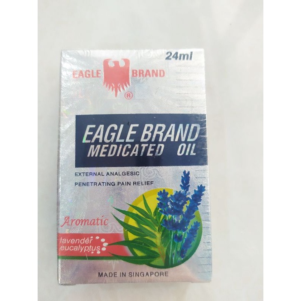 Dầu gió con Ó trắng 24ml Singapore - Eagle Brand Medicated Oil