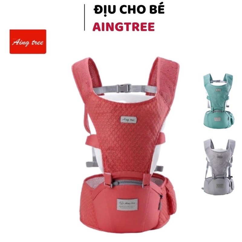 CAO CẤP - FULLBOX - Địu em bé AINGTREE cho mẹ rảnh tay nhiều tư thế giúp bé và mẹ thoải mái