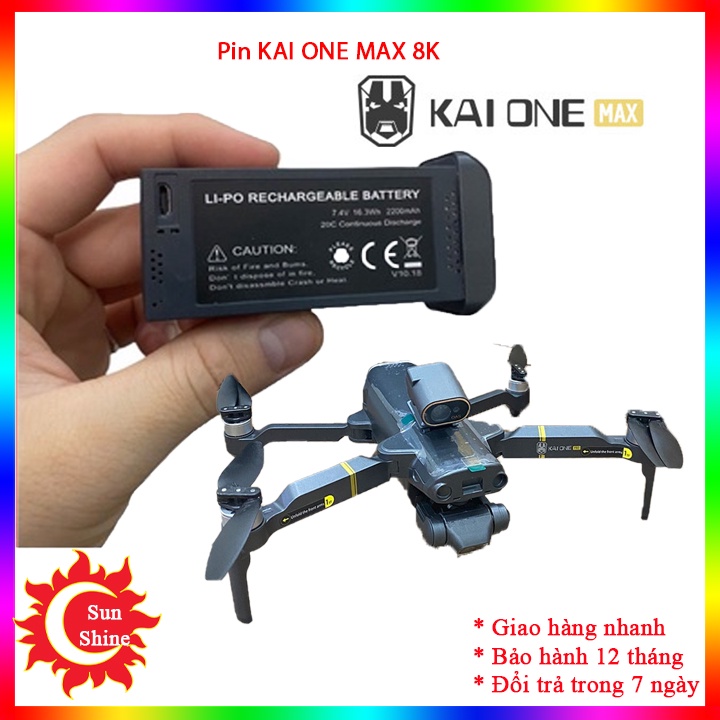Pin máy bay Flycam drone camera 8K,Động Cơ 3 Pha không chổi than,Kai One Pro Max thời gian bay 25 phút
