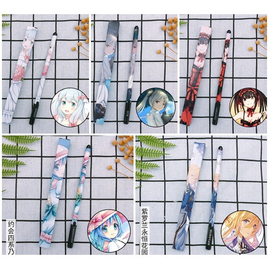 Bút mực đen in hình Anime, Manga Trẻ, NXB Kim Đồng