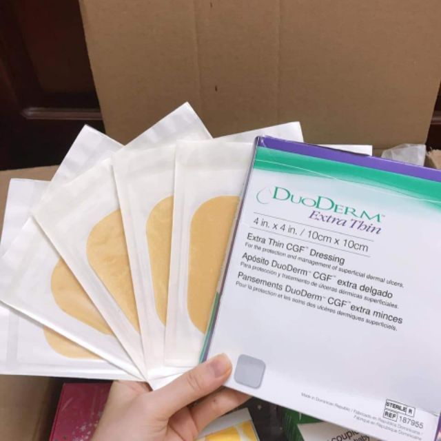 ❤️ Tặng kim Lancets . Miếng dán mụn Duoderm extrathin