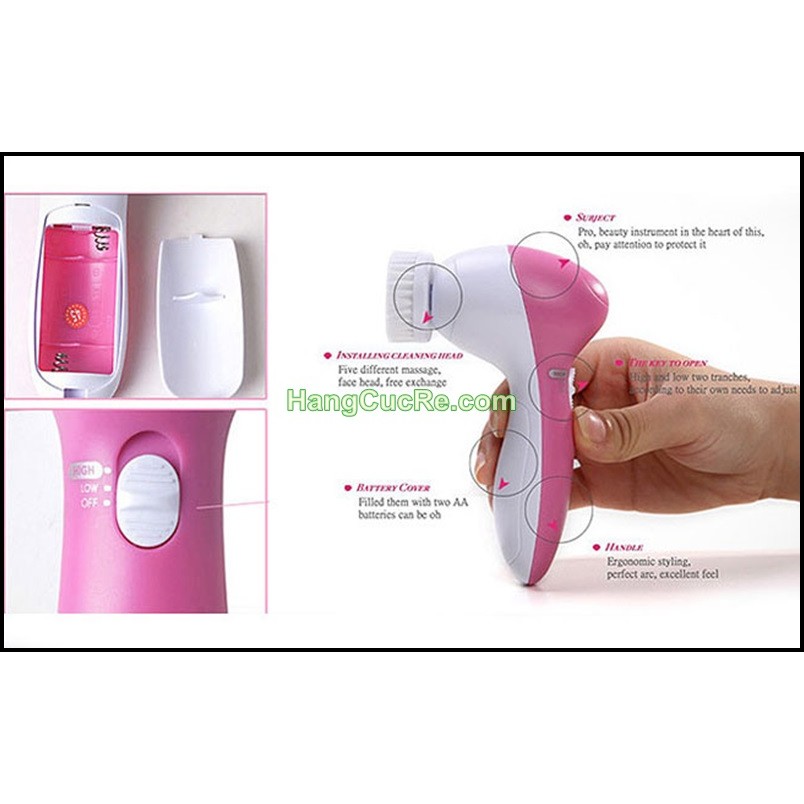 Máy massage mặt 5 in 1 Beauty Care XF-8782