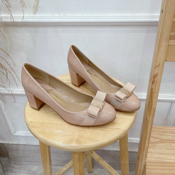 Guốc SVT bóng gót 5p hàng fullbox 3 màu đen kem đỏ