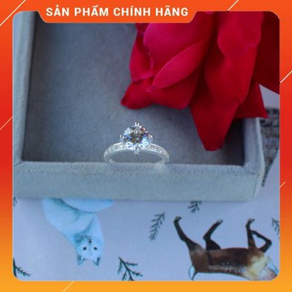 [BẠC 925] Nhẫn bạc nữ đẹp, nhẫn đính đá KBJ25