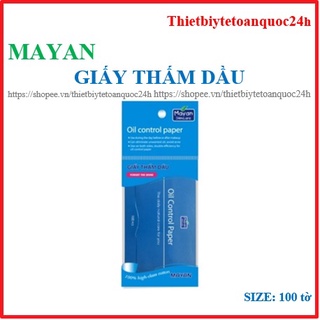 Sản Phẩm Giấy Thấm Dầu Mayan Gói 100 Tờ