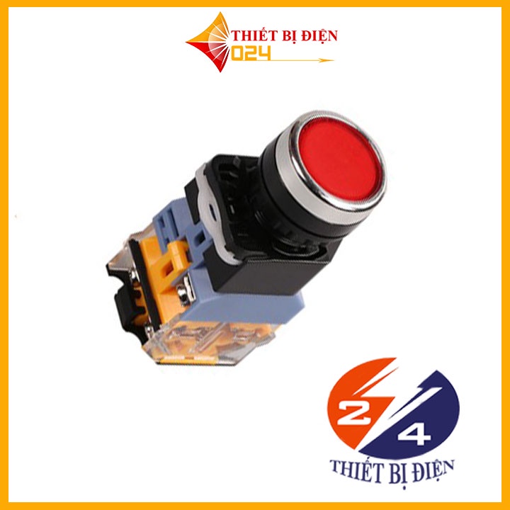 Nút Nhấn Đề Giữ Không Đèn LA38-380V 10A  2 Tiếp Điểm Thường Đóng