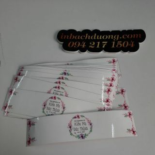 Tem cưới - tem sinh nhật - Tem sự kiện dán chai nước suối_ in Bạch Dương