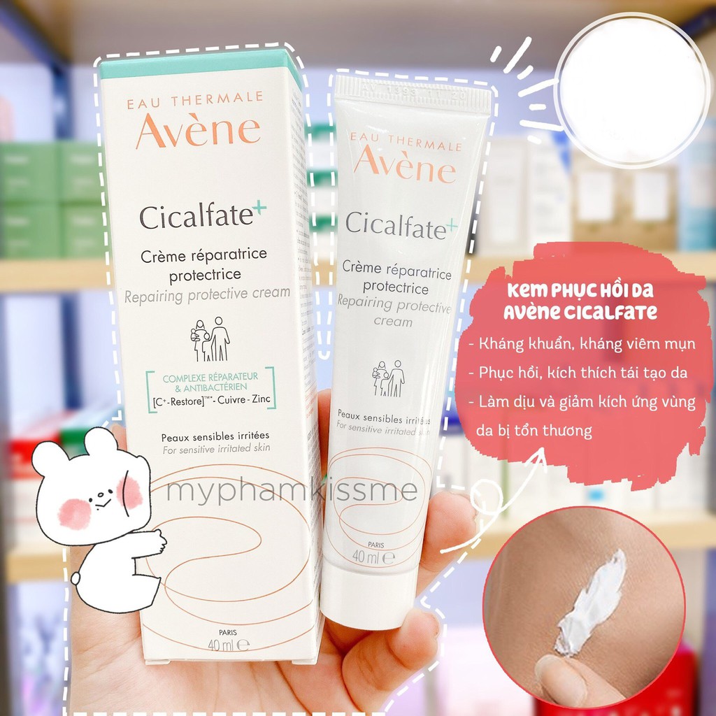 Kem tái tạo hồi phục da Avene Cicalfate Repair Cream