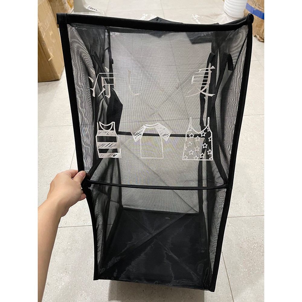 Giỏ đựng đồ vải lưới có thể xếp gọn