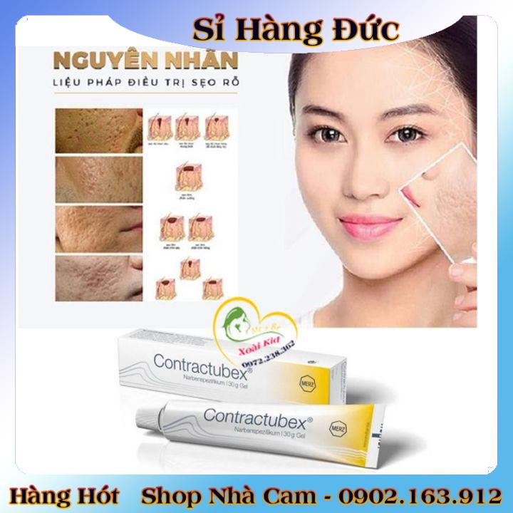 Kem làm mờ sẹo Contractubex Đức tuýp 30g , Đủ Bill Date mới