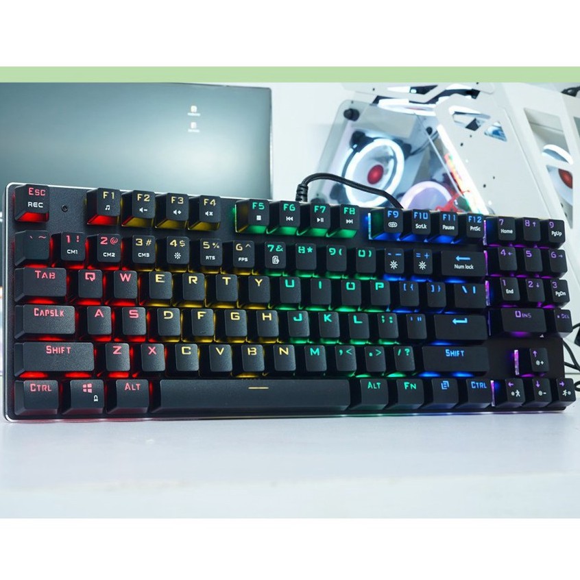 BÀN PHÍM CƠ ZERO METOO Z56 LED RAINBOW (TKL CÓ NUMBLOCK)