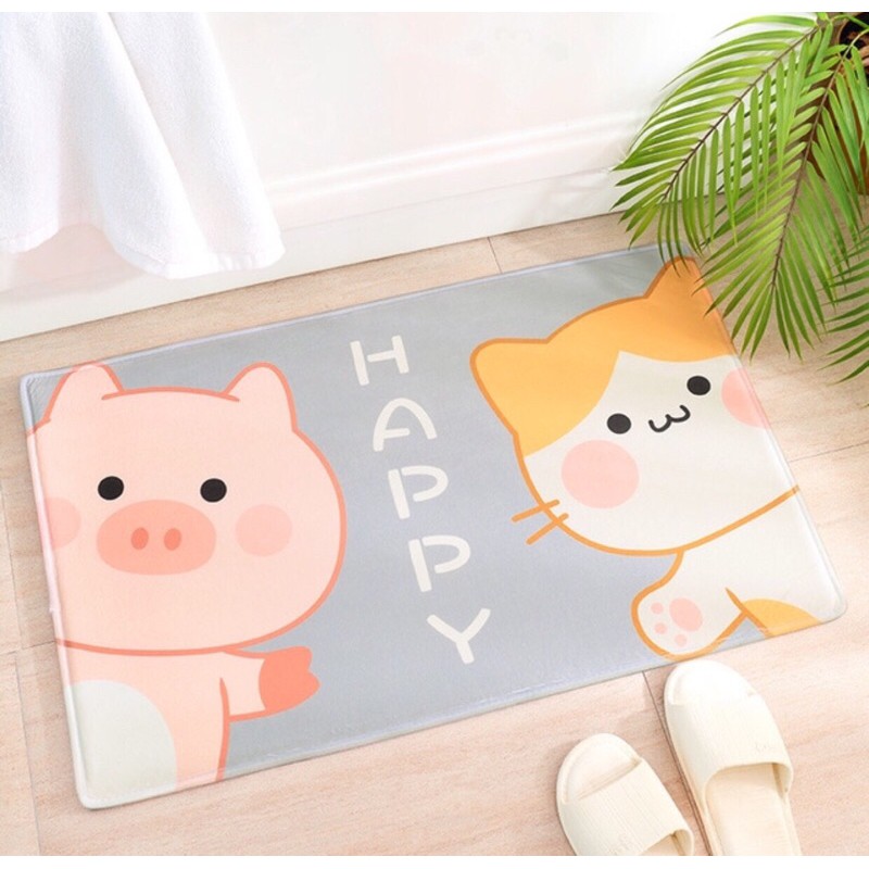 Thảm lông mịn cao cấp size 40x60cm