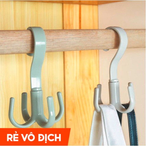 Móc Treo Đồ 4 Chấu Xoay 360 Độ Tiện Lợi