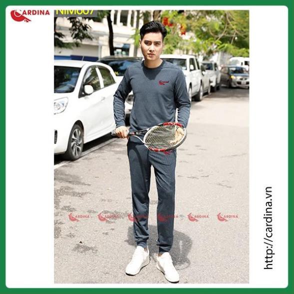 Bộ Nỉ Giữ Nhiệt Nam cao cấp CARDINA kiểu Dáng Thể Thao, đa phong cách, sinh nhiệt, giữ ấm rất tốt,thoải mái khi vận động