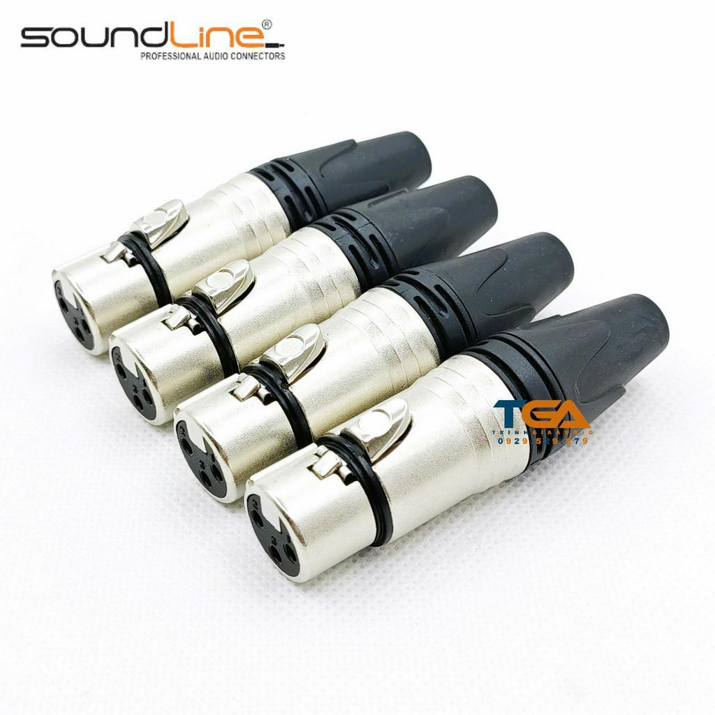 Jack rắc canon, xlr hàn dây, cắm microphone, chân niken.