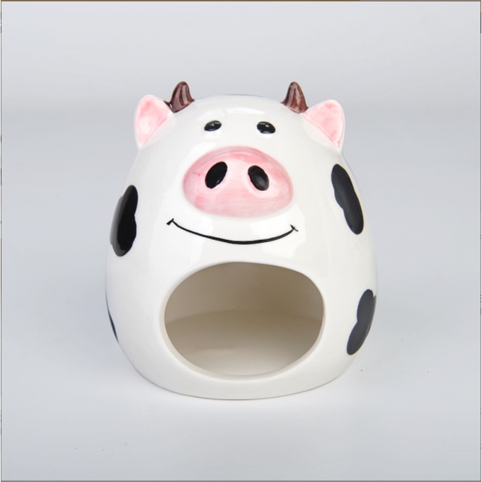 Nhà ngủ sứ hình bò sữa Size lớn và Nhỏ