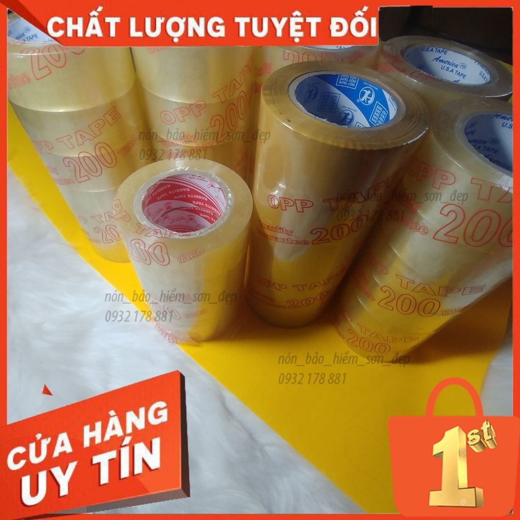 Băng Keo 200y Đóng Hàng Đục (Trong) Tiện Lợi Tiết Kiệm