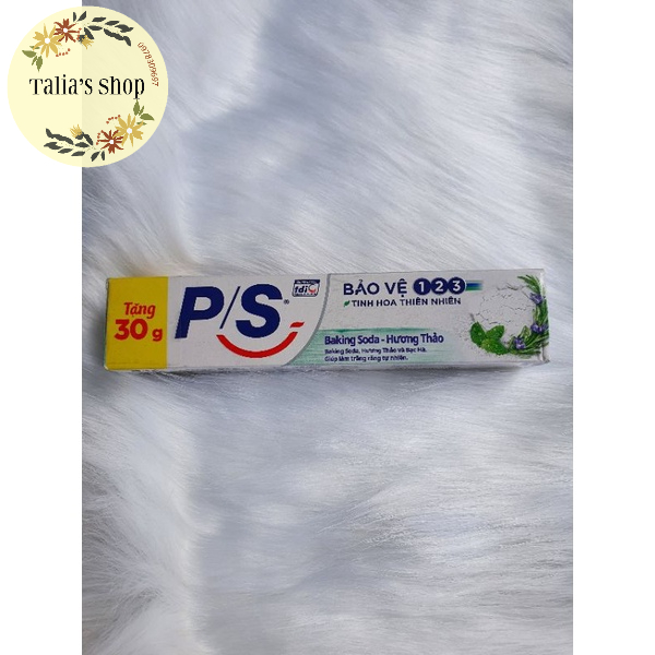 30g - Kem đánh răng P/S trà xanh/baking soda/muối hồng/than hoạt tính