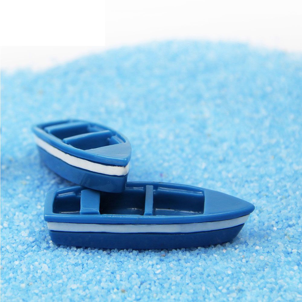 1 Mô Hình Thuyền Gỗ Và 2 Thuyền Oar Sáng Tạo Trang Trí Sân Vườn Mới