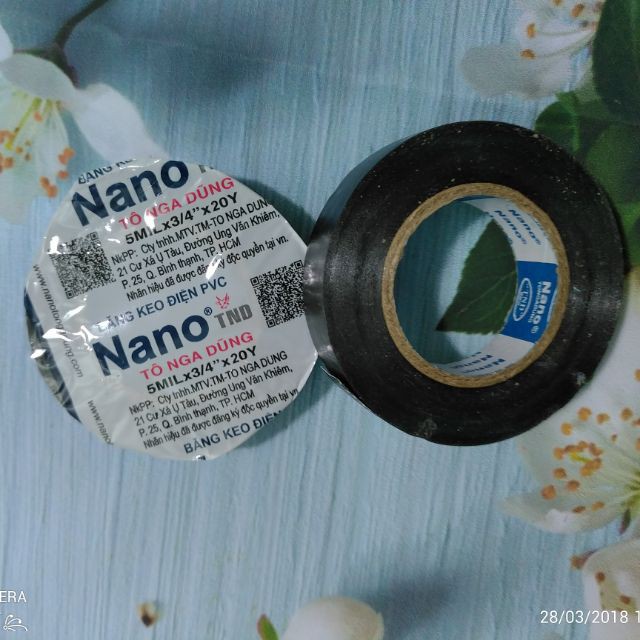 Băng keo điện Nano dày 20 yard