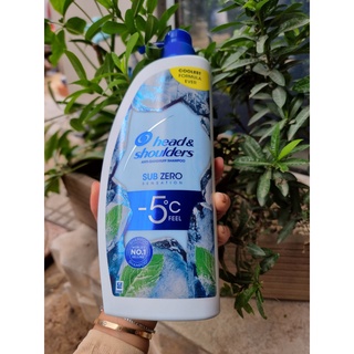 Dầu gội sạch gàu siêu mát lạnh head & shoulder sub zero 800ml