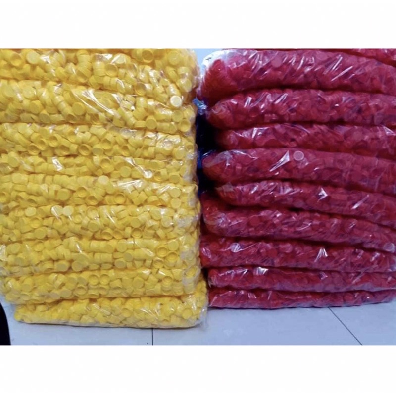 Nắp chai nhựa  túi 100 nắp đủ màu