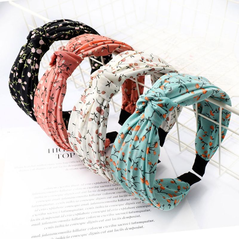 Băng Đô Thắt Nút Phong Cách Hàn Quốc Xinh Xắn Cho Nữ