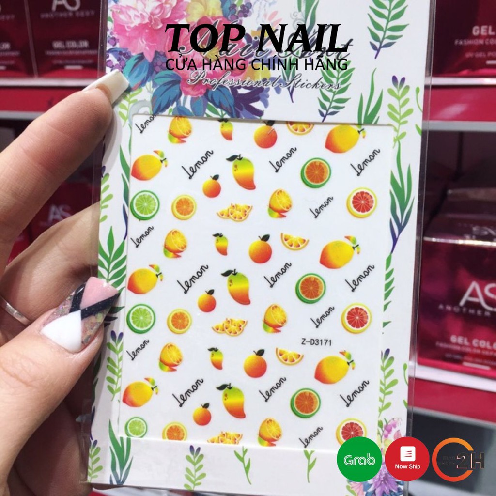 Sticker hình dán trang trí móng D3171