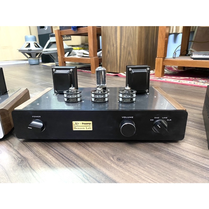 Pre đèn cao cấp bóng 12au7 Mỹ nguyên lí mạch Marrant7 cải tiến