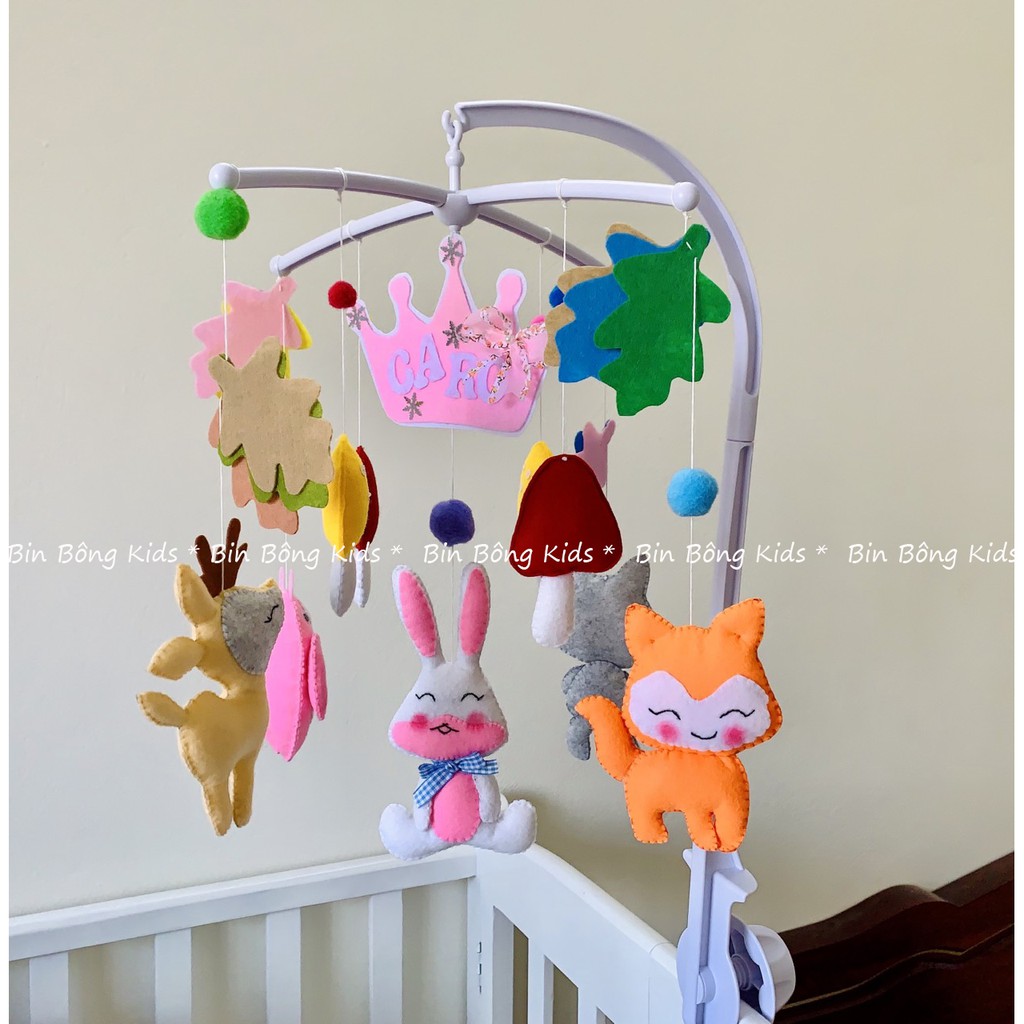 Treo Nôi Cho Bé , Có 35 Bản Nhạc Không Lời, Kích Thích Giác Quan Của Bé
