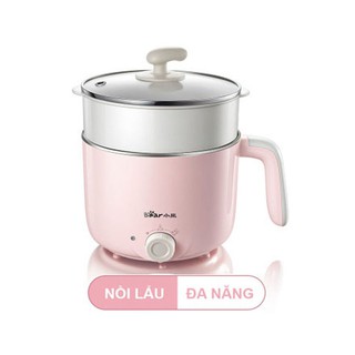 Nồi LẨu điện Mini, Nồi Lẩu điện đa năng mini. Nồi Chiên, xào, lẩu. Chất lượng cao cấp thương hiệu Bear.