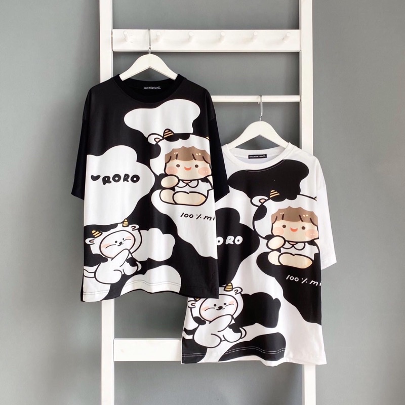 (Ảnh thật )Áo thun 3D unisex form rộng tay lỡ