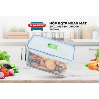 HỘP NHỰA BIOZONE KB-CO3600P 3600ML