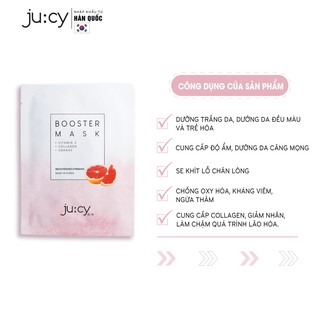 Mặt nạ dưỡng trắng Hàn Quốc Ju:cy Booster Mask