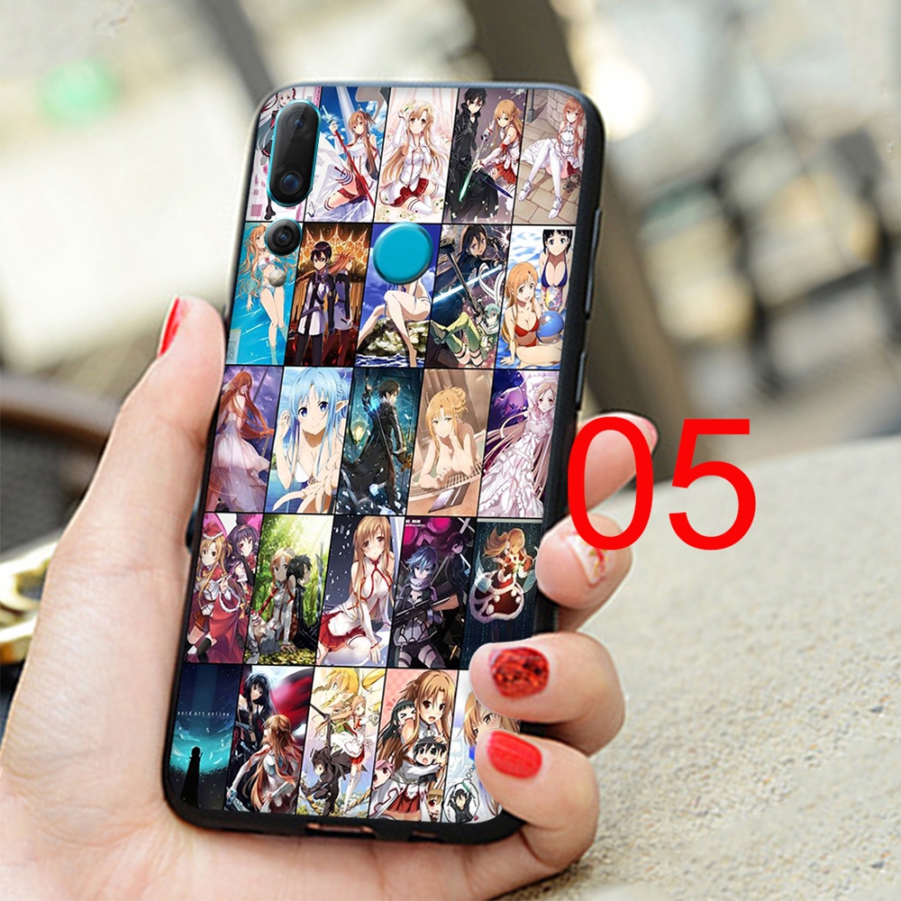 Ốp Điện Thoại Mềm Hình Sword Art Online Ii Cho Xiaomi Mi 10 Redmi 8 8a Note 8 9 Pro Max No169