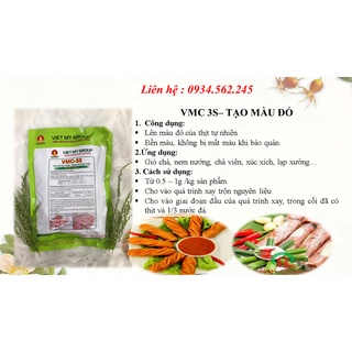 - Tạo màu đỏ cho nem chua, xúc xích
