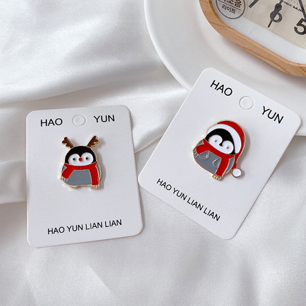 Ghim cài áo kim loại hình hoạt hình dễ thương