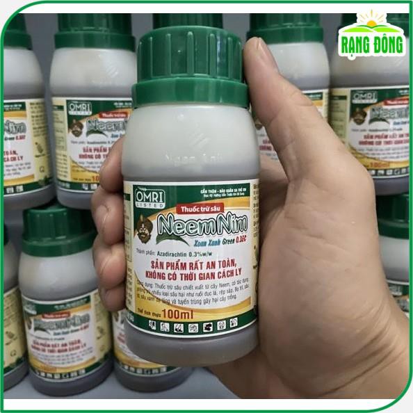 Dầu Neem Nguyên Chất Bảo Vệ Cây Trồng và Trừ Sâu Trong Nông Nghiệp Hữu Cơ  - Chai 100ml