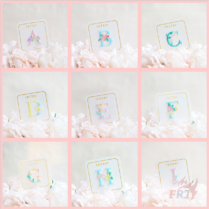 Miếng Vá Ủi Quần Áo Hình Hoa Và Chữ Cái Dễ Thương