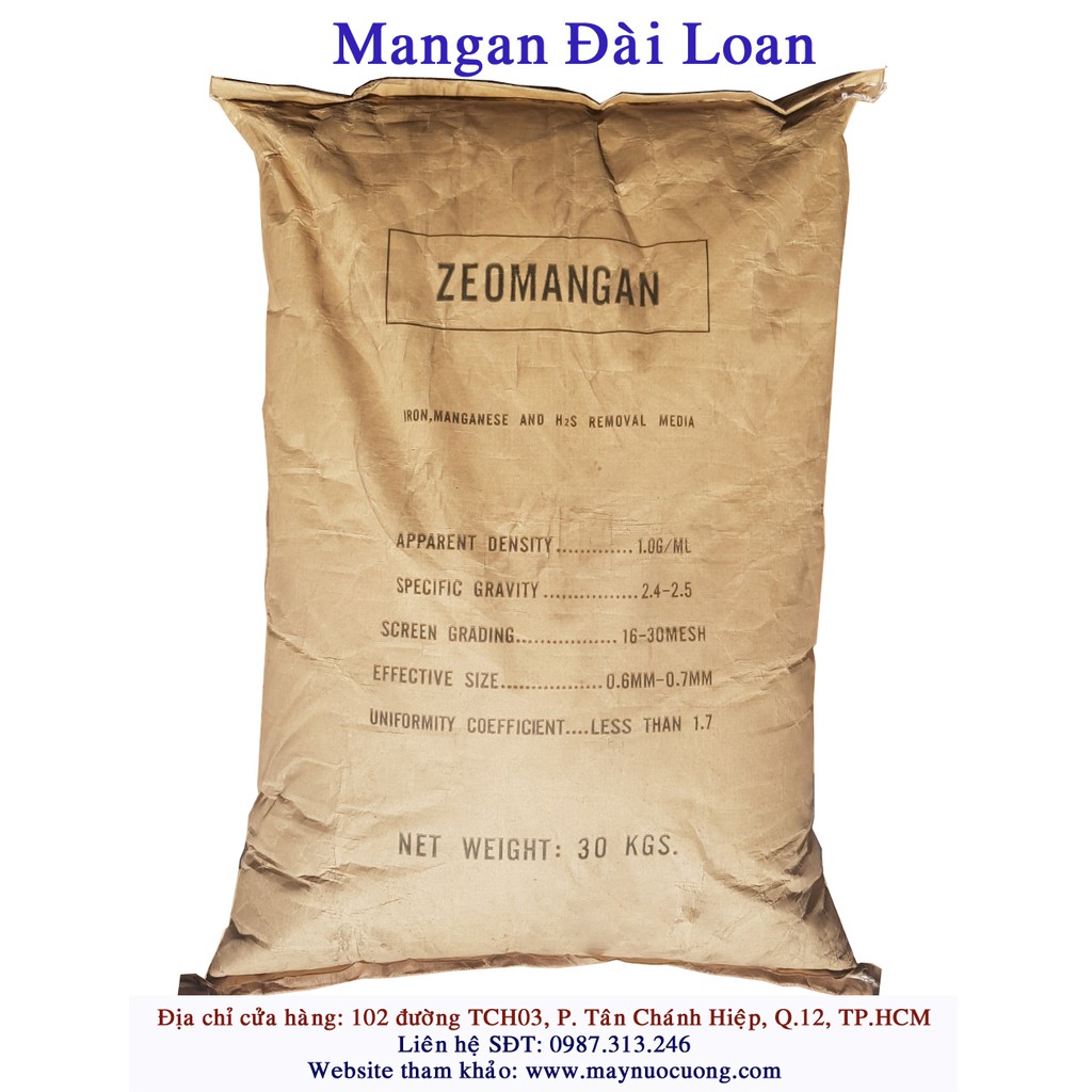 3Kg Cát Mangan Đài Loan Zeomangan
