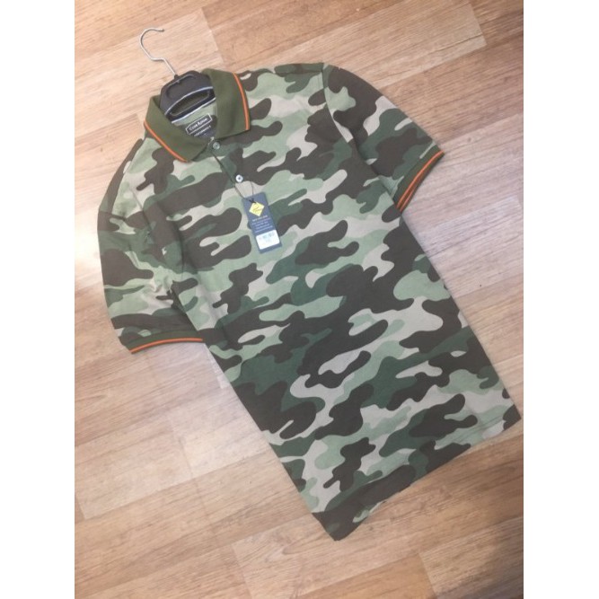 Áo thun polo camo rằn ri lính xuất dư