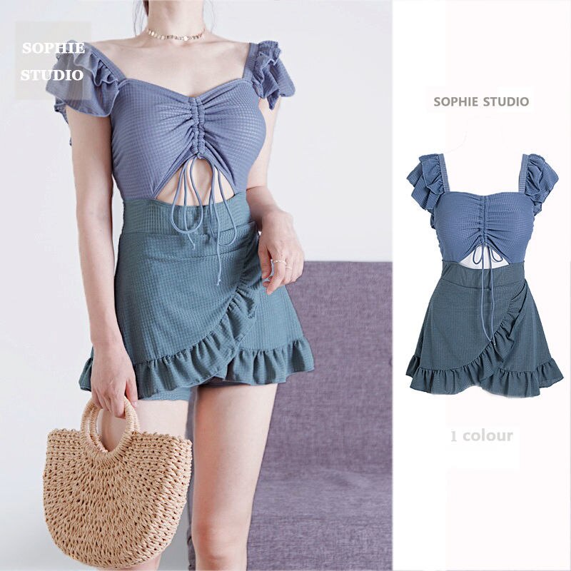 Bộ Đồ Bơi Mỏng Che Bụng Phong Cách Hàn Quốc Cho Nữ | BigBuy360 - bigbuy360.vn