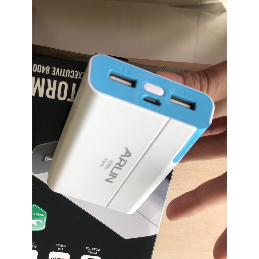 Pin dự phòng Arun 10400mAH - Hàng Chính Hãng