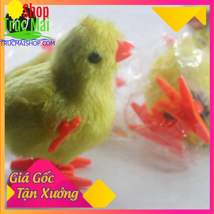 Gà con chạy cót lon ton ngộ nghĩnh dành cho bé yêu - Đồ chơi trung thu chú gà con chạy cót ✅Hàng Loại giá tận xưởng