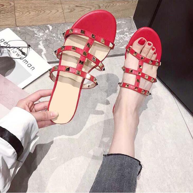 | Big Sales | Dép Bệt Nữ Đính Đinh Tán R009 Sales 11-11