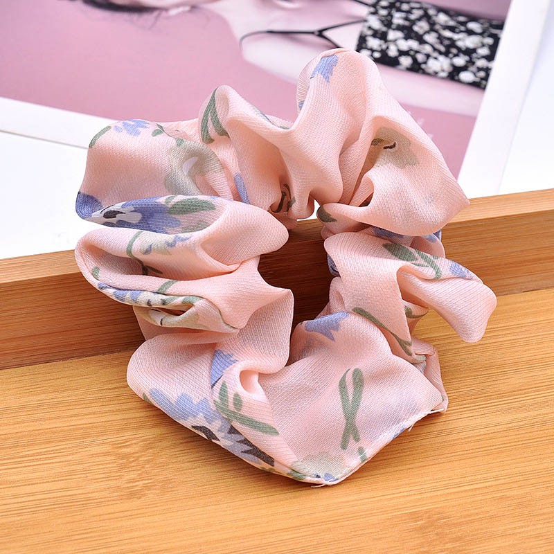 Dây Buộc Tóc Co Dãn Bằng Vải Chiffon Cho Nữ