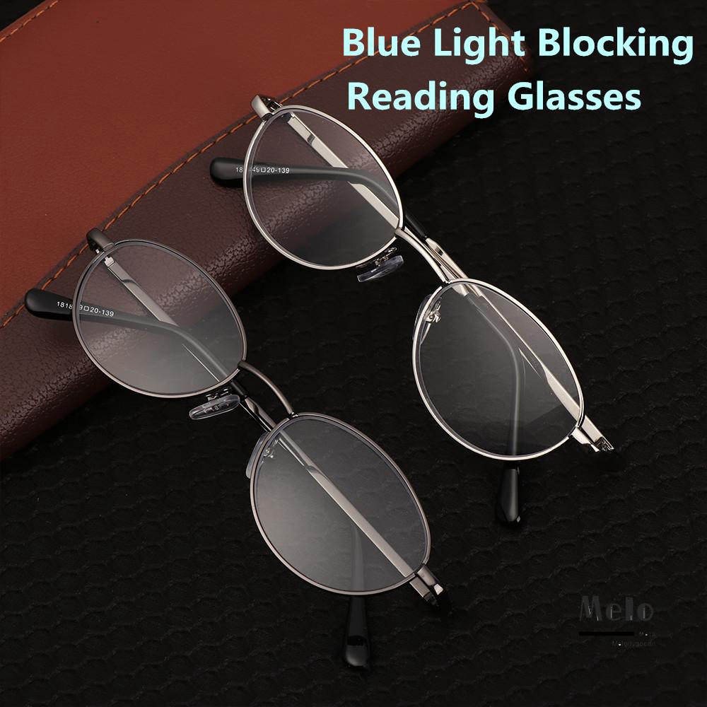 Kính Đọc Sách Gọng Kim Loại Siêu Nhẹ +1.00~+ 4.0 Độ Thời Trang