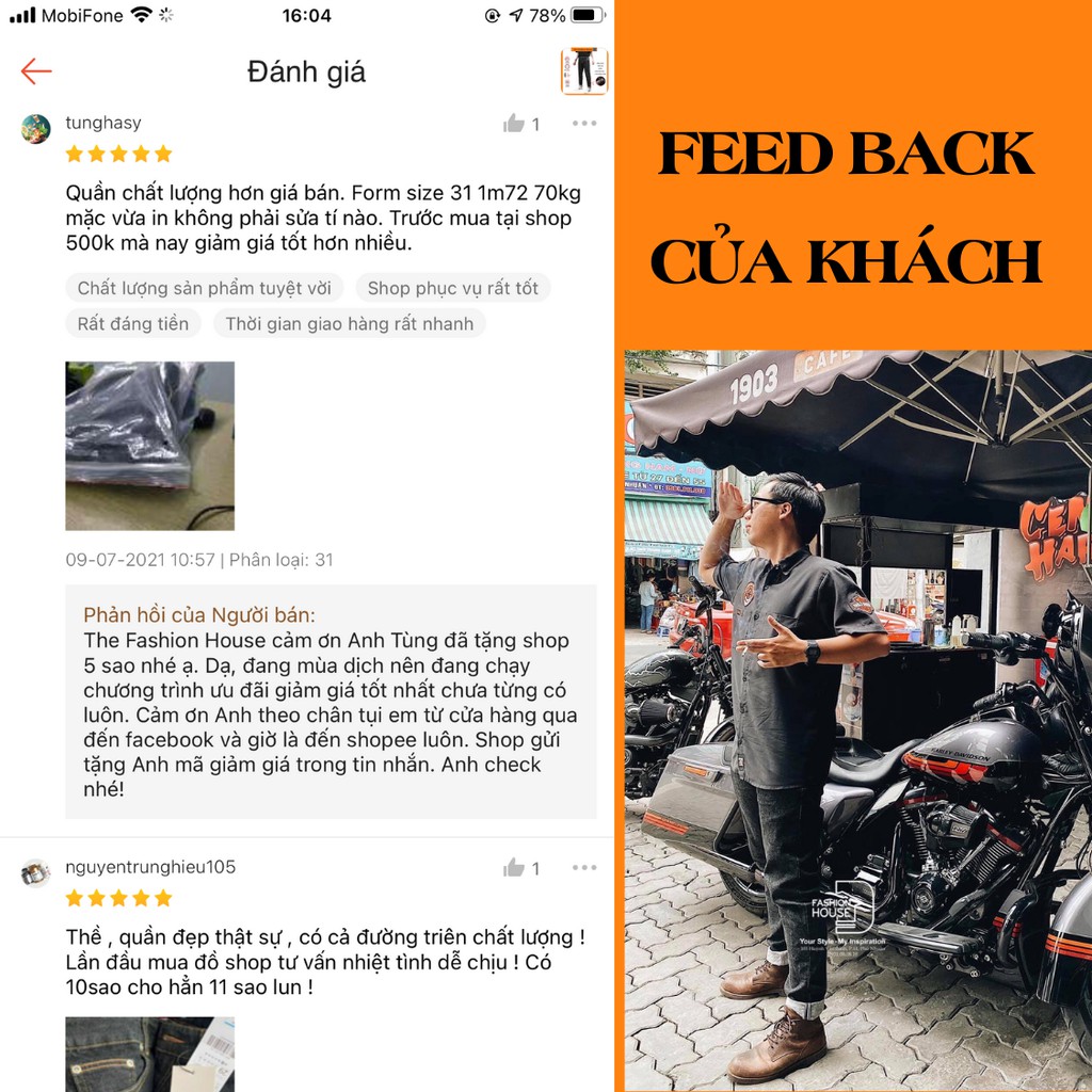 Quần jean nam đen muối tiêu quần bò nam đen muối tiêu quần jean chất bò quần jean nam cao cấp The Fashion House M018 | BigBuy360 - bigbuy360.vn